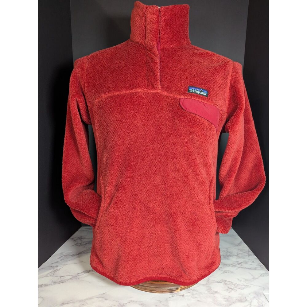 Patagonia Re-Tool Snap-T Fleece Sweater Jacket Red Sumac Women's Size M Gorpcore